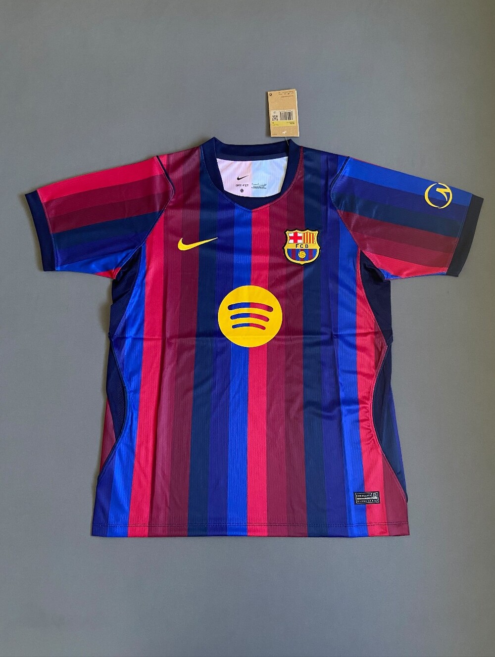 FC Barcelona Home Soccer Jersey - Red & Blue